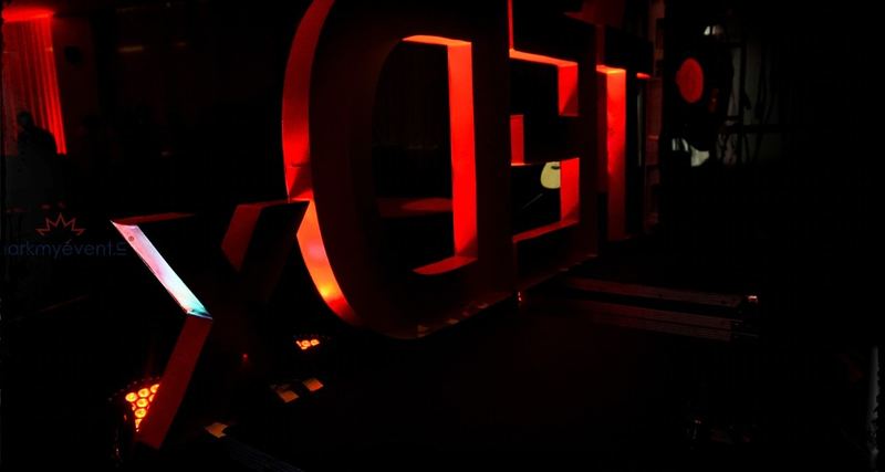 TEDxVITS conference staging